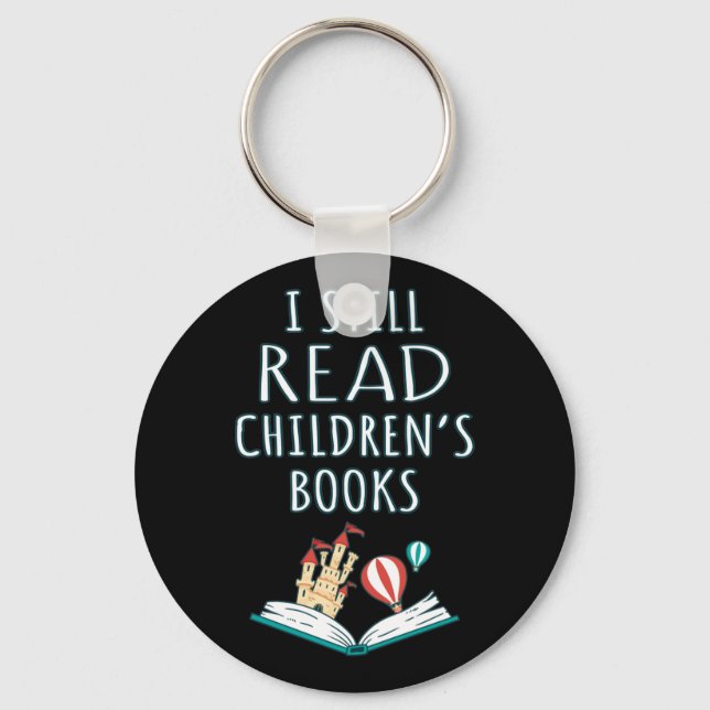 Jag läser fortfarande Barns Bokar II Nyckelring (Framsida)