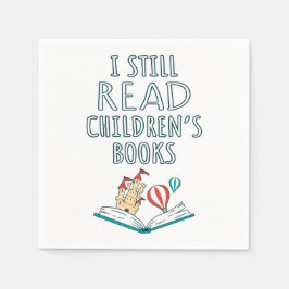 Jag läser fortfarande Barns Bokar II Pappersservett