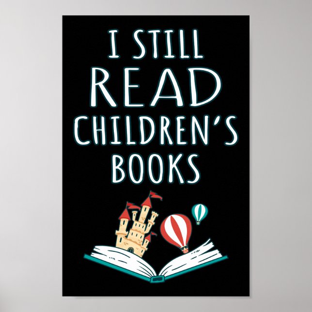Jag läser fortfarande Barns Bokar II Poster (Framsidan)