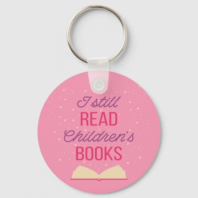 Jag läser fortfarande Barns Bokar III Nyckelring (Framsida)