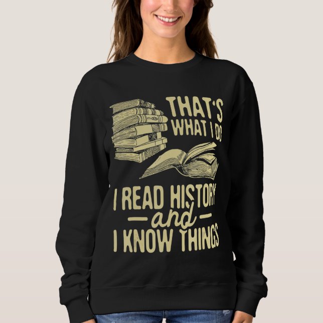 Jag läser historiens historikerlärare Professor T Shirt (Framsida)
