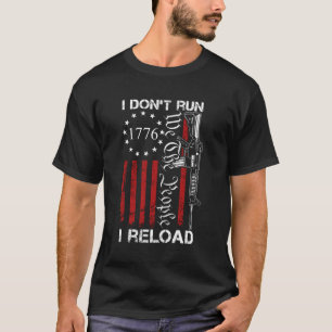 Jag läser inte om oss Springa 15 på baksidan T Shirt