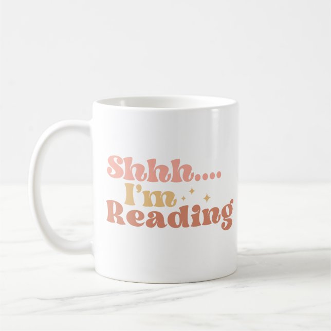 Jag läser kaffemugg (Vänster)