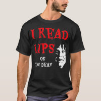 Jag läser Läppar Döv Shirt Roligt Döv Shirt Funny 