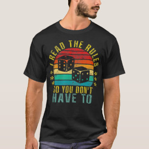 Jag läser Regler så att du inte behöver leka Retro T Shirt