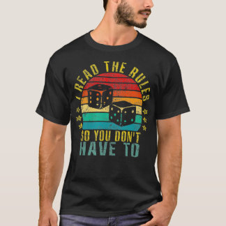 Jag läser Regler så att du inte behöver leka Retro T Shirt