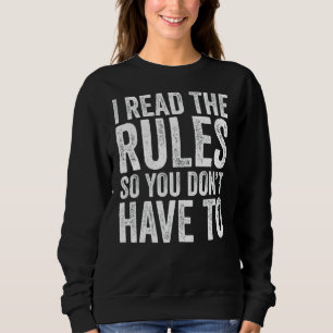 Jag läser Regler så att du inte behöver spela spel T Shirt