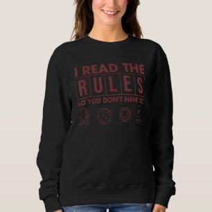 Jag läser Regler så att du inte behöver spela spel T Shirt