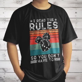 Jag läser Regler så att du inte behöver spela spel T Shirt