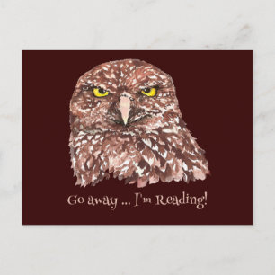 Jag läser Roligt citat för bok älskare Vykort