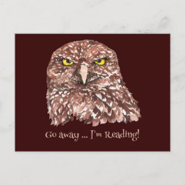 Jag läser Roligt citat för bok älskare Vykort