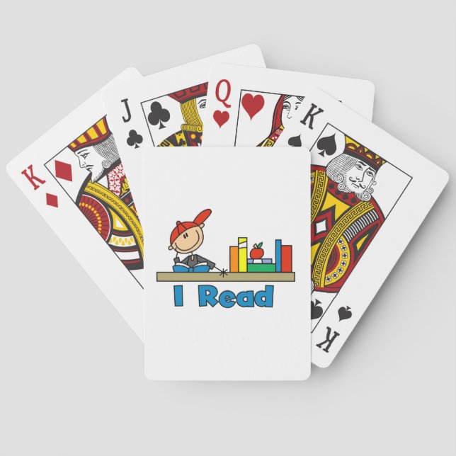 Jag läser spel kort (Baksidan)