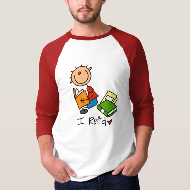 Jag läser t-shirt (Framsida)