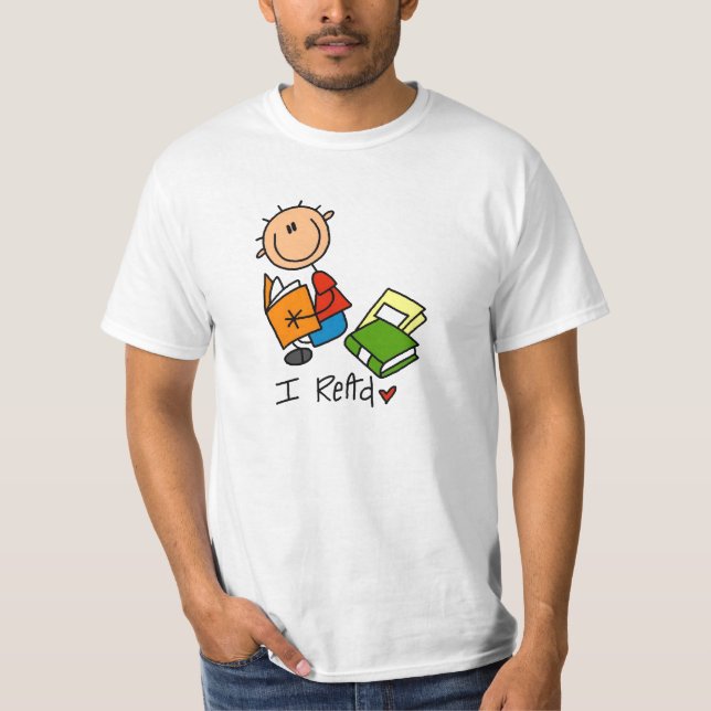 Jag läser t-shirt (Framsida)