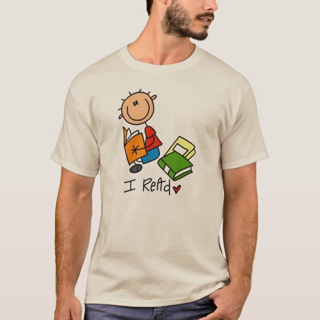 Jag Läser T Shirt (Framsida)