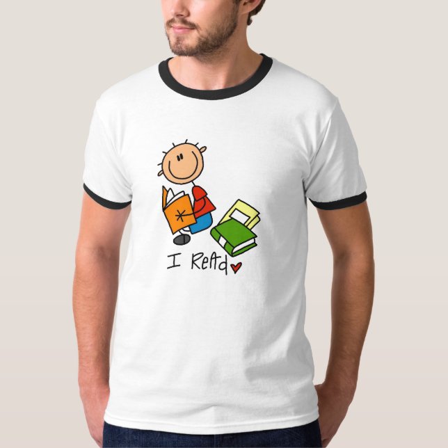 Jag läser t-shirt (Framsida)