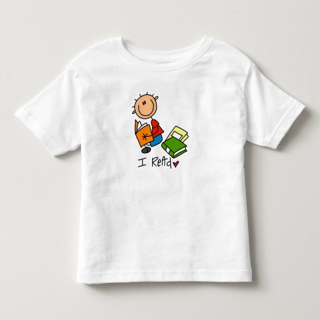 Jag Läser Tee Shirt (Framsida)