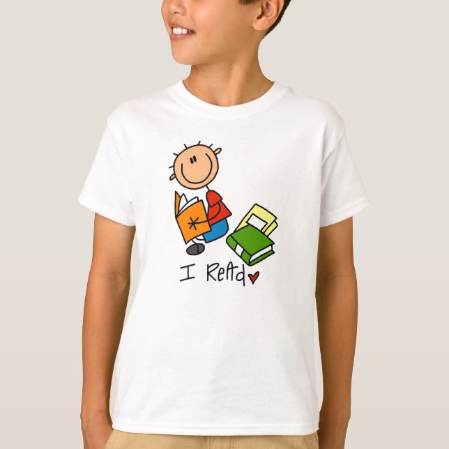 Jag Läser Tee Shirt (Framsida)
