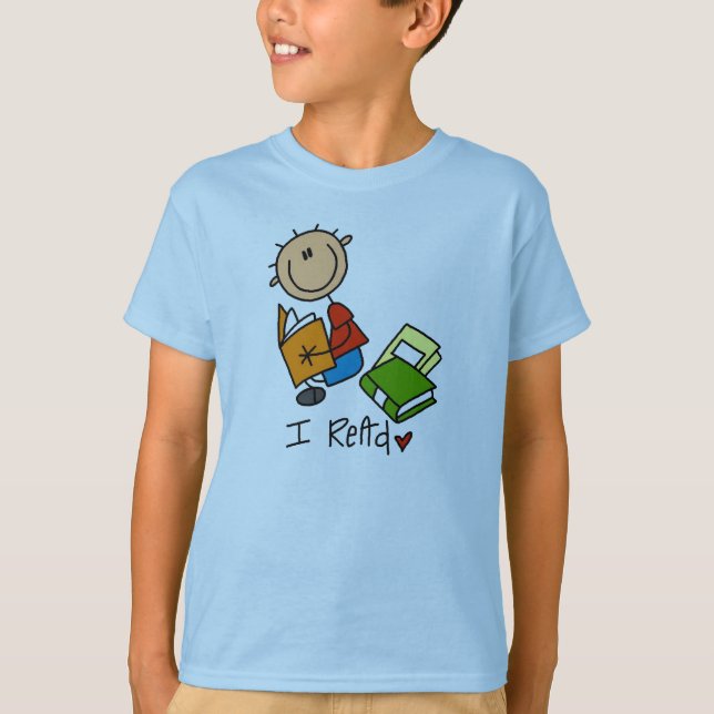 Jag Läser Tee Shirt (Framsida)