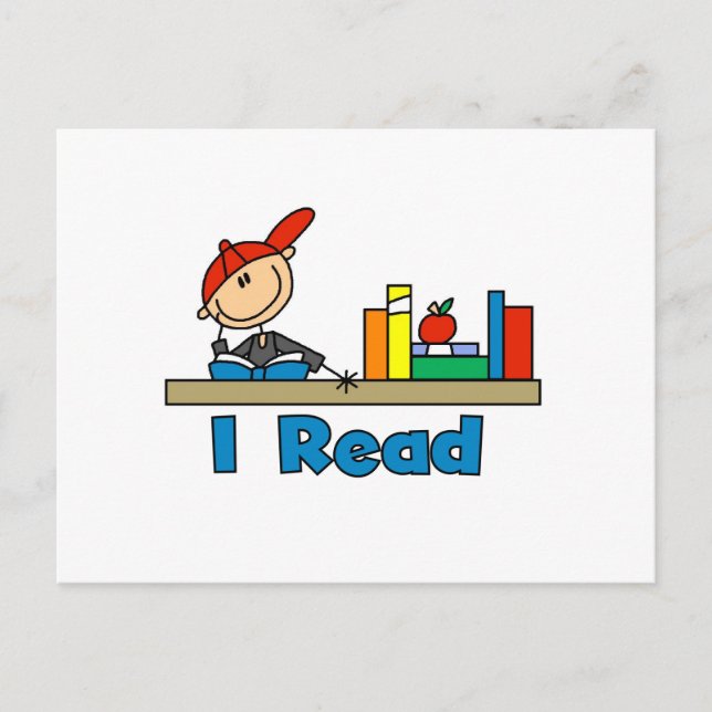 Jag läser vykort (Framsida)