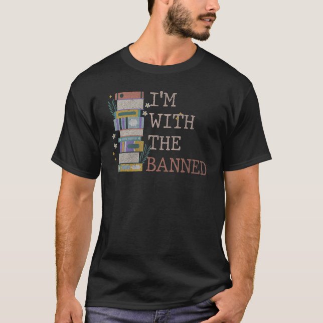 Jag läste Bannad Bokar Älskare Reader att jag är m T Shirt (Framsida)