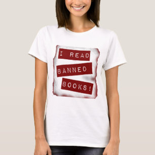Jag läste Bokar Epic Bookworm Slogan förbjuden T Shirt