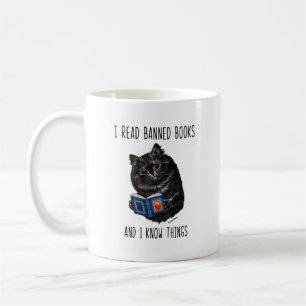 Jag läste Bokar och jag känner Sak-Louis Wain. Kaffemugg
