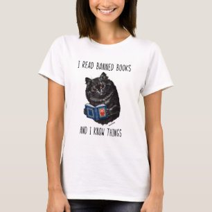 Jag läste Bokar och jag känner Sak-Louis Wain.  T Shirt