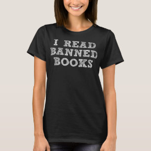 Jag läste bokar som förbjudits t shirt