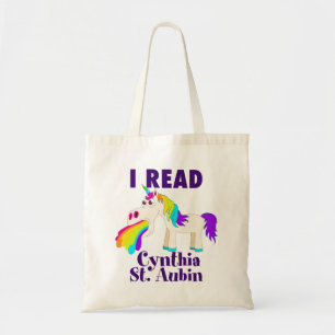 Jag läste den Cynthia St Aubin totot Tygkasse