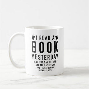 Jag läste en Bok i går Kaffemugg
