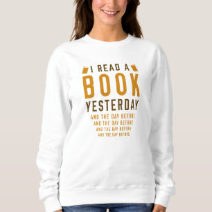Jag läste en bok igår t shirt