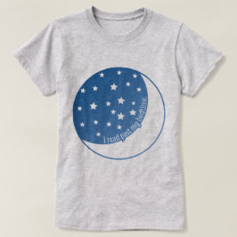 Jag läste förflutna min läggdags Stylized grafiska T-shirt