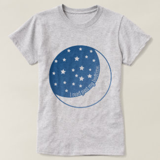 Jag läste förflutna min läggdags Stylized grafiska T-shirt