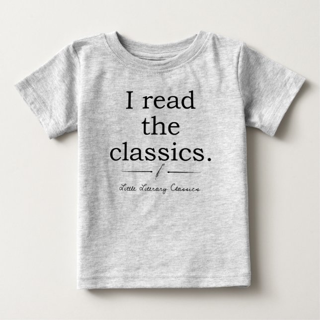 Jag läste logotyp baby Barns skjorta Tee (Framsida)