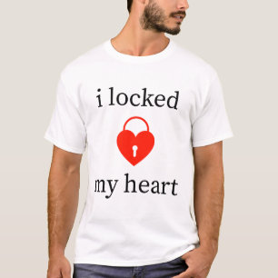 Jag låste mitt hjärta t shirt