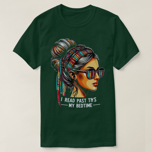 Jag läste Småbarn om min Bedtime Girl T Shirt (Design framsida)