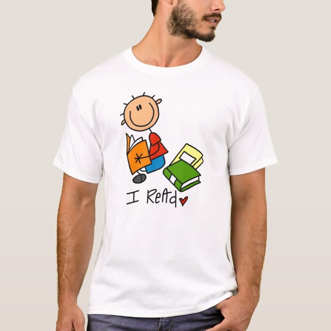 Jag läste Tshirts och gåvor (Framsida)