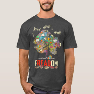 Jag läste vad jag vill ha ett förbud mot Bokar vec T Shirt