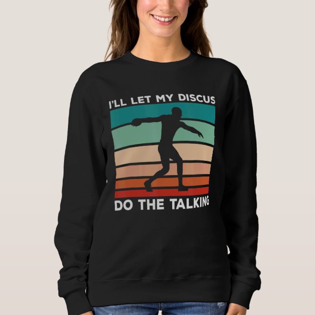 Jag låter min diskussion gå till diskussion och ka t shirt (Framsida)