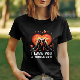Jag Lava dig ett stort romskt volcano-uttryck T Shirt