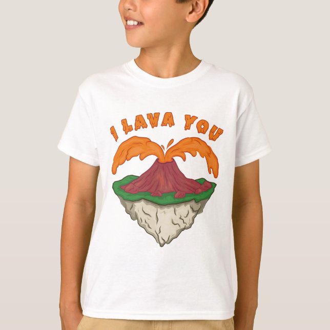 Jag Lava You T Shirt (Framsida)