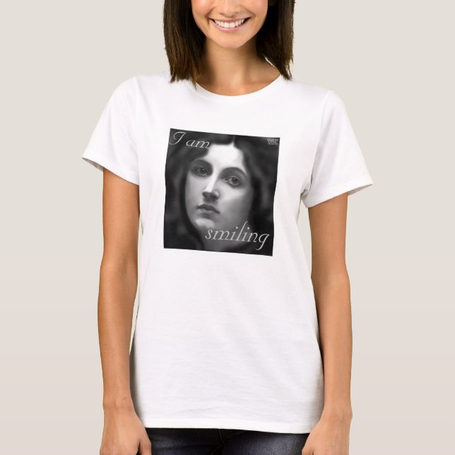 "Jag leker" Bkliande återställer Ansikte/ Goth/ Au T Shirt (Framsida)