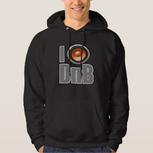 JAG LEKER DnB trummar och bas- musikskjortor och Sweatshirt