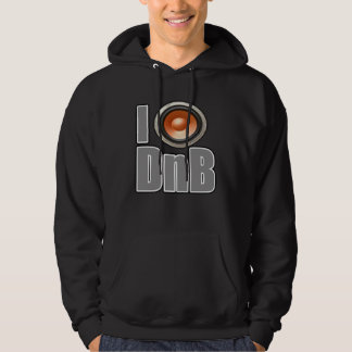 JAG LEKER DnB trummar och bas- musikskjortor och Sweatshirt