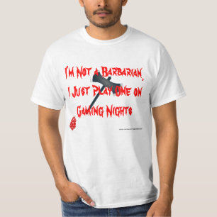 Jag leker en barbar tee
