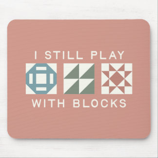 Jag leker fortfarande med block Quilter's Musmatta