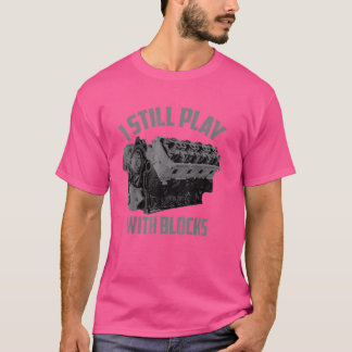 Jag leker fortfarande med Tävlan Blockar Man Gi T Shirt