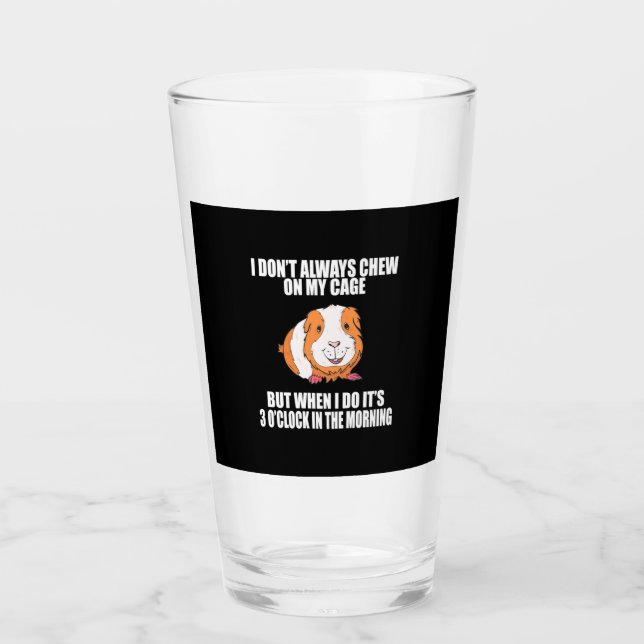 Jag leker med Guine Gris på morgonen Glaskopp (Framsida)