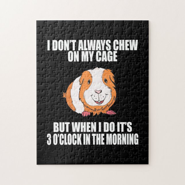 Jag leker med Guine Gris på morgonen Pussel (Vertikal)